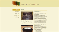 Desktop Screenshot of laserwooddesign.com
