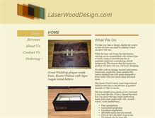 Tablet Screenshot of laserwooddesign.com